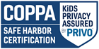 COPPA Safe Harbor Certification by PRIVO