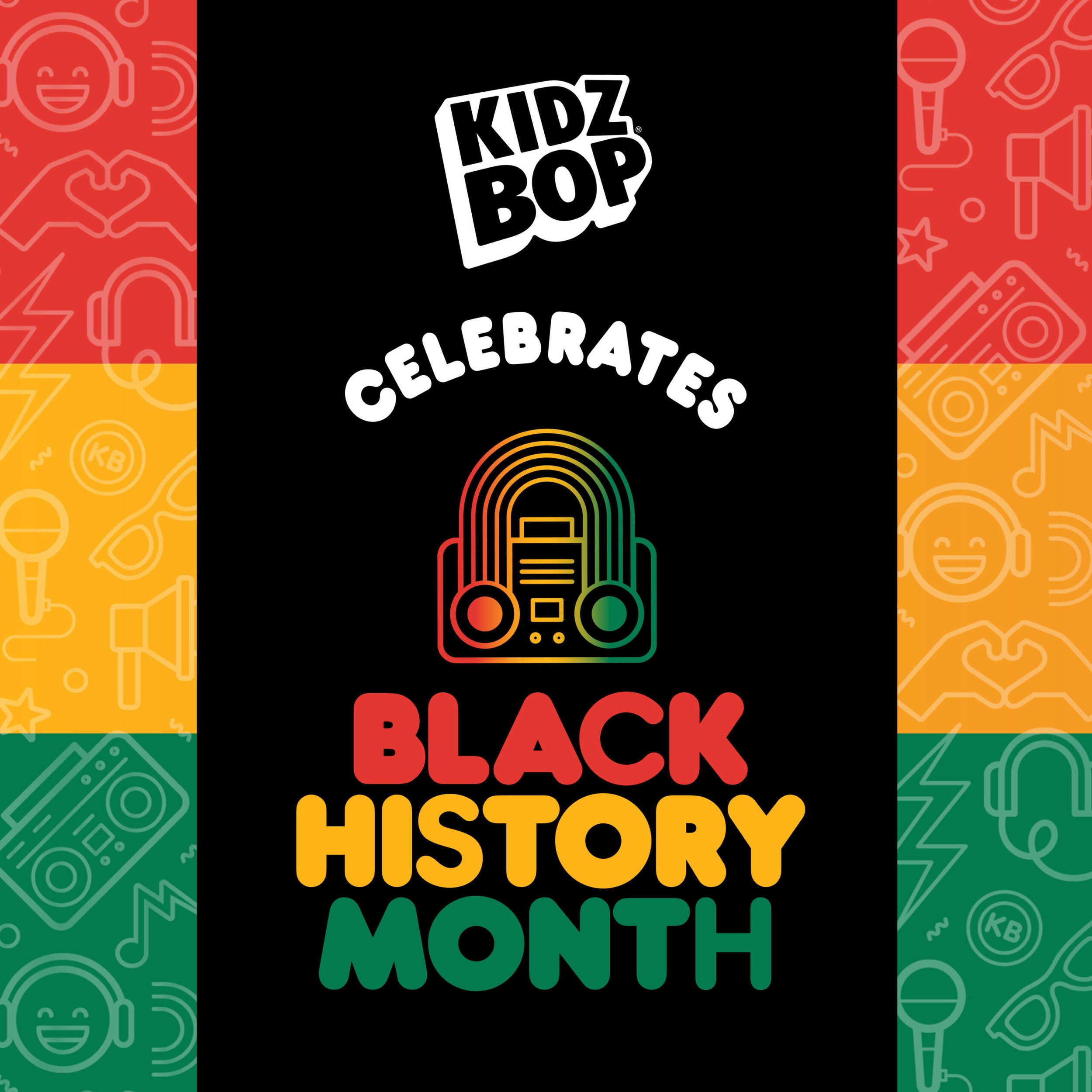 Album cover for “KIDZ BOP Celebrates Black History Month”