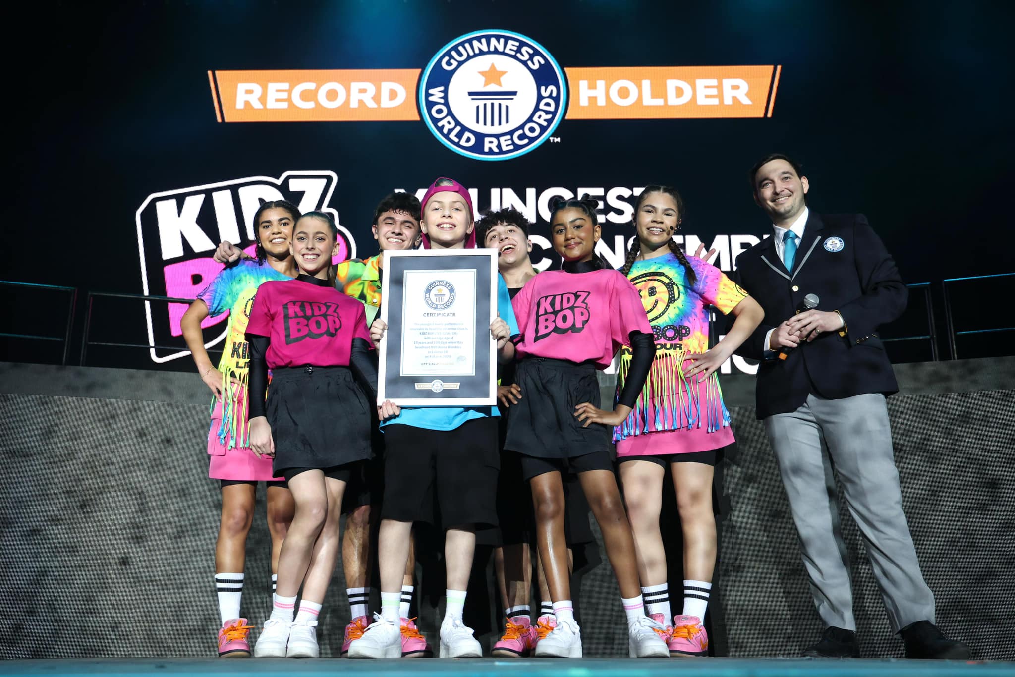 Featured image for “KIDZ BOP KIDS BREAK GUINNESS WORLD RECORDS TITLE AT WEMBLEY ARENA!”