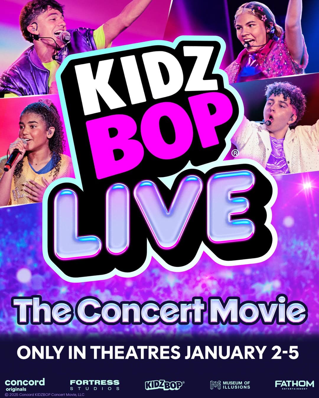 Featured image for “KIDZ BOP LIVE: The Concert Movie Hits Theatres January 2-5! Tickets On Sale Now! 🎥🍿”