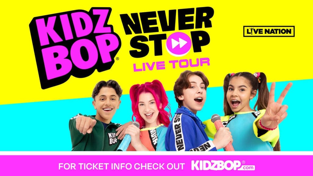Featured image for “KIDZ BOP Extends Popular Never Stop Live Tour, Adding 21 Dates This Fall”