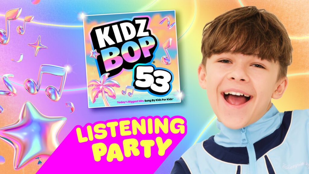 Featured image for “Summer Starts Now with the KIDZ BOP 53 Listening Party on YouTube!”