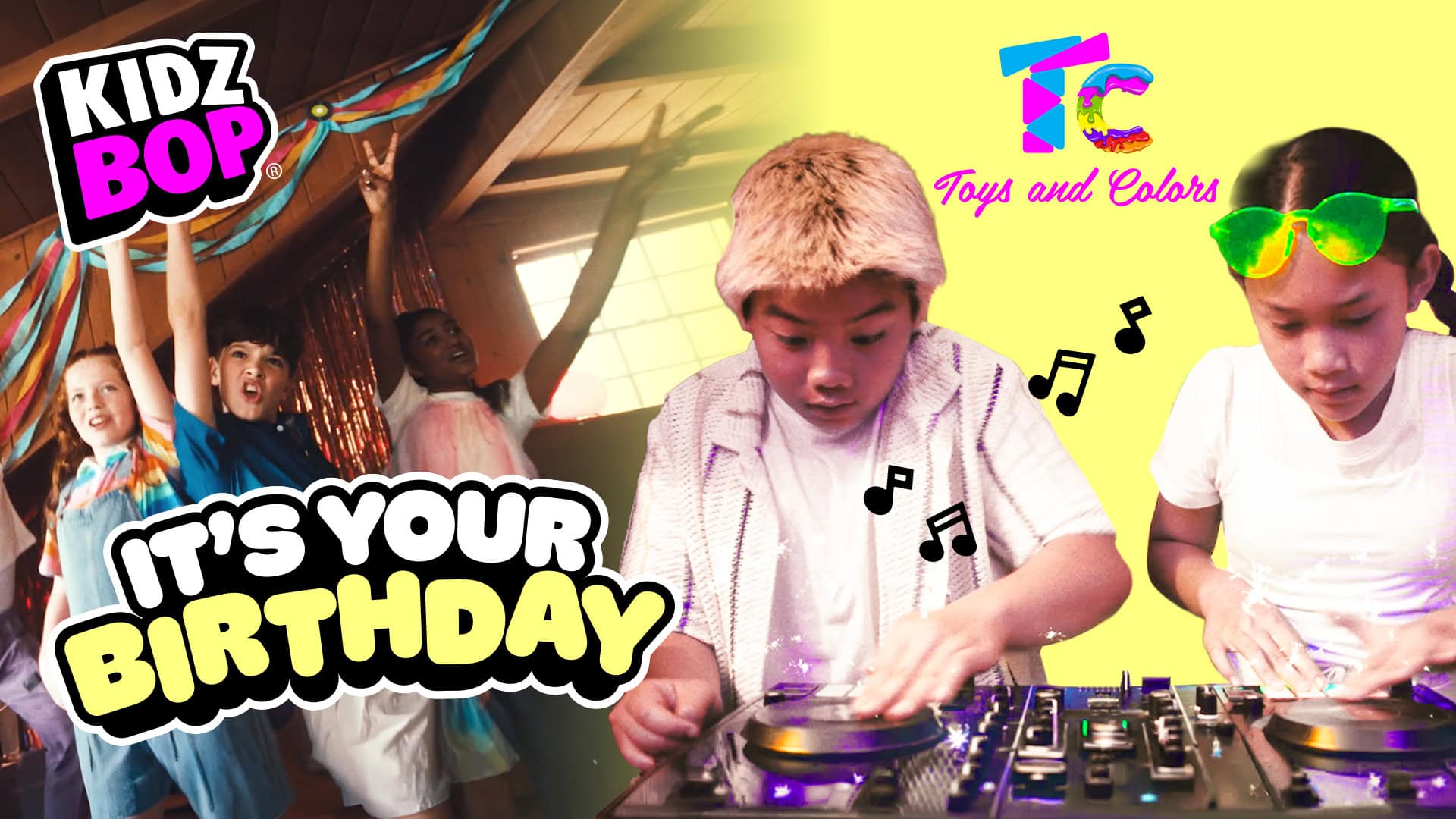 Featured image for “KIDZ BOP Kids and Toys and Colors Throw the Ultimate Birthday Party!”