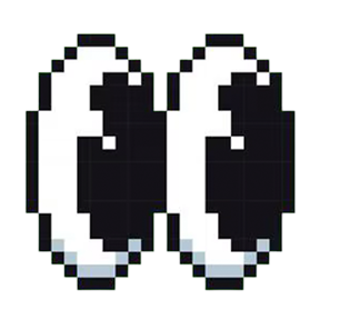 Pixel-style sunglasses