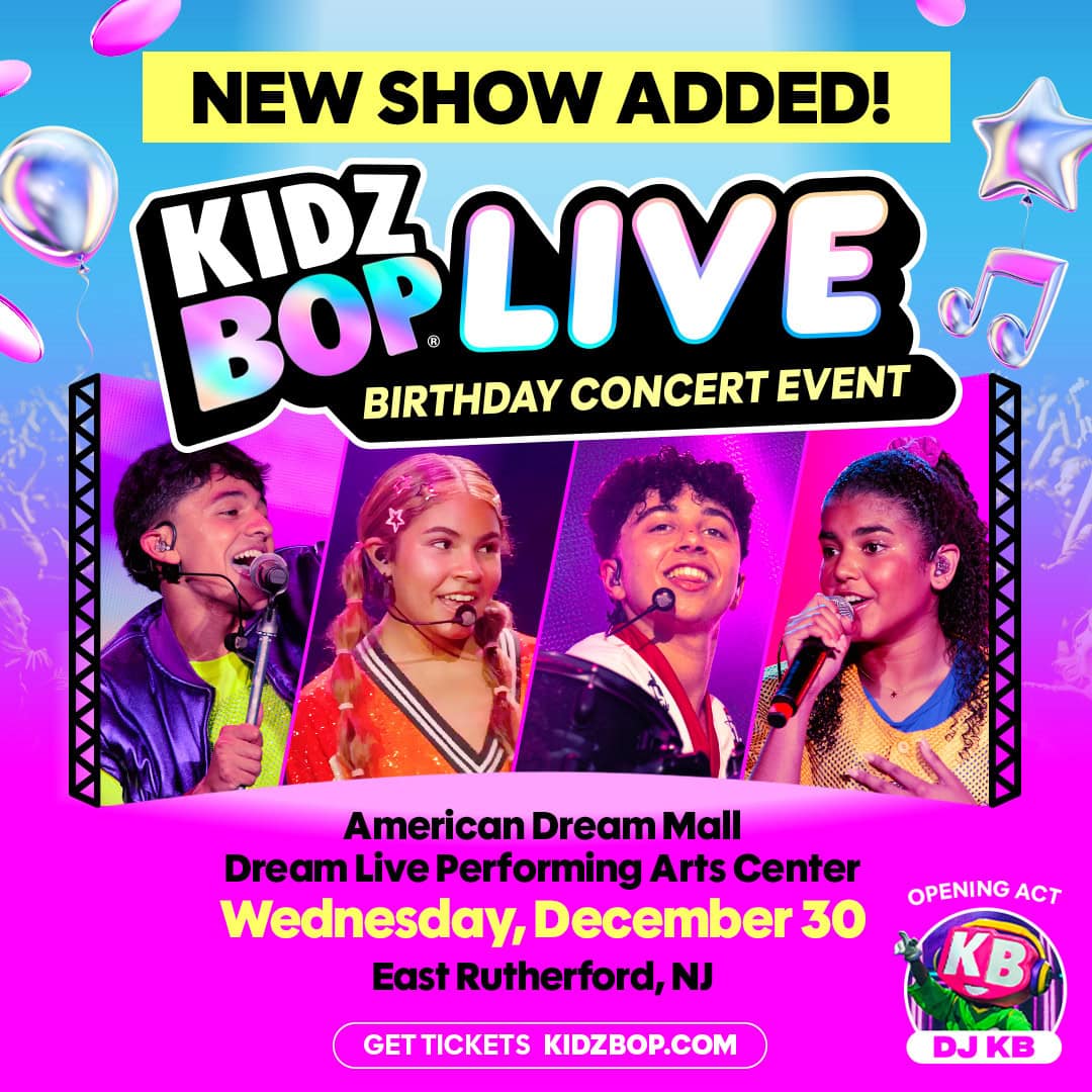 Featured image for “Already Thinking About Holiday Break? KIDZ BOP LIVE Is Coming to American Dream!”