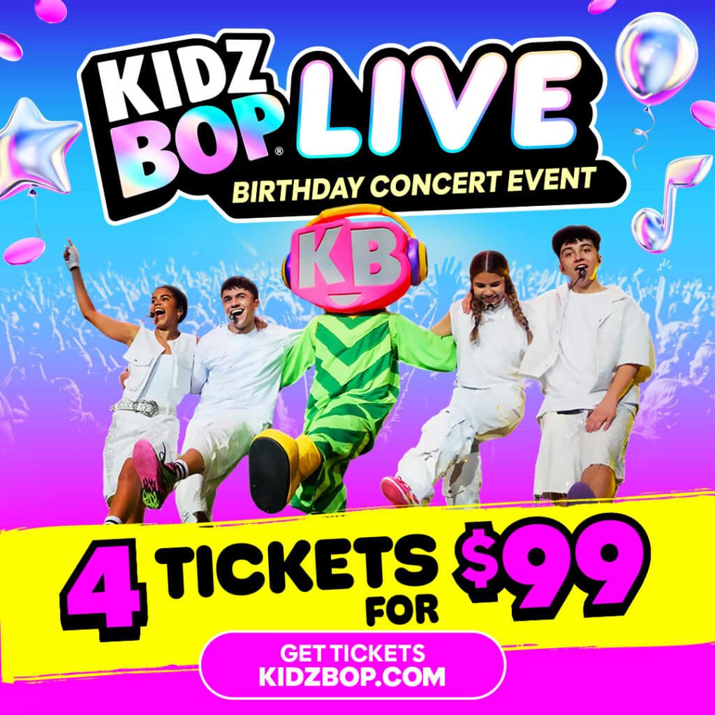 Featured image for “KIDZ BOP Long Beach Tickets: Get 4 Tickets for $99! 🎟️”